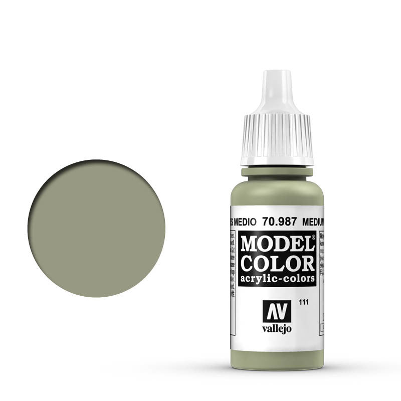 Vallejo 17ml Model Color - Medium Grey