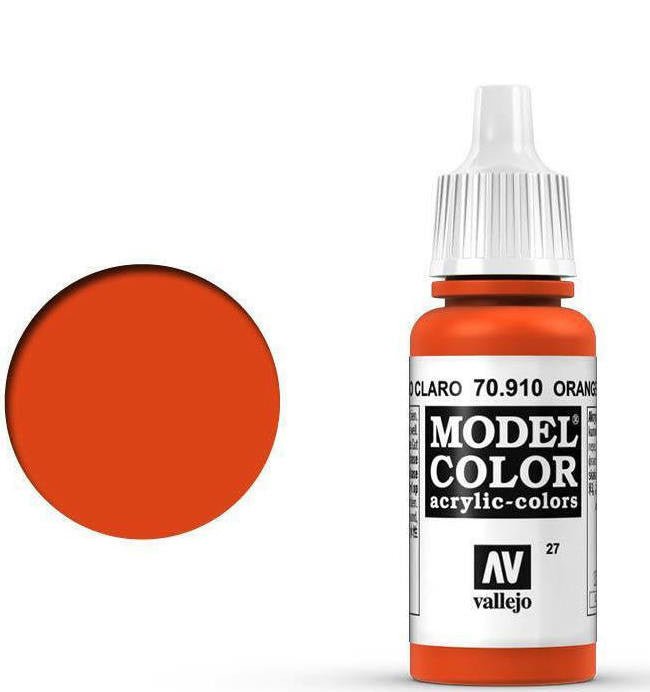 Vallejo 17ml Model Color - Orange Red