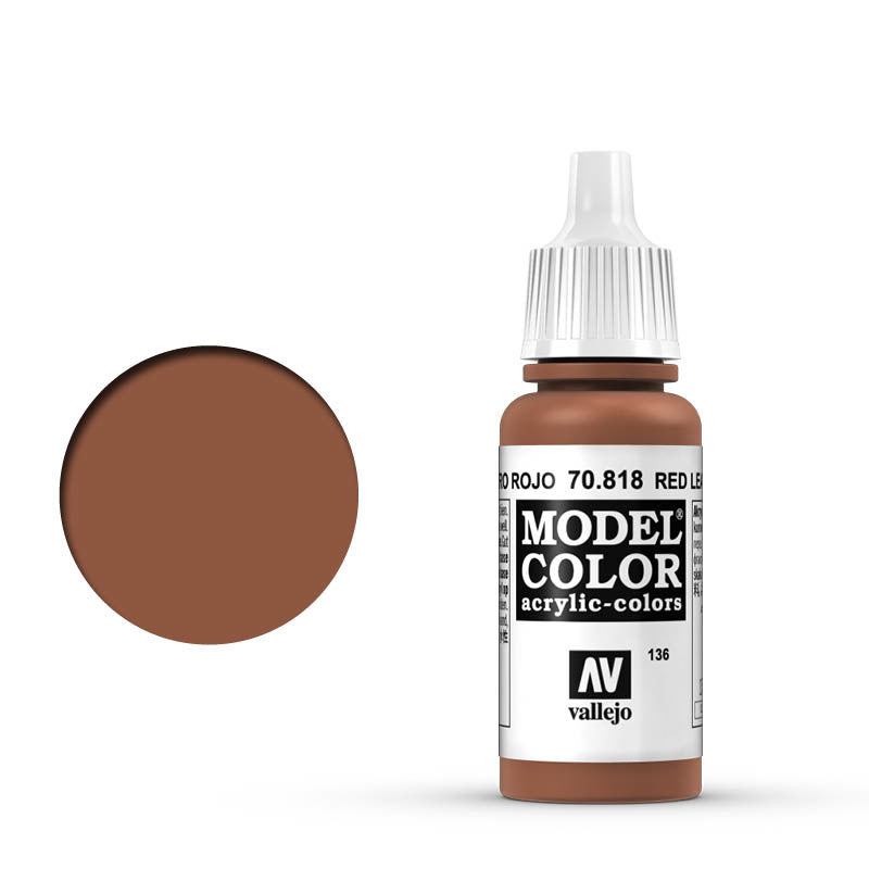 Vallejo 17ml Model Color - Red Leather