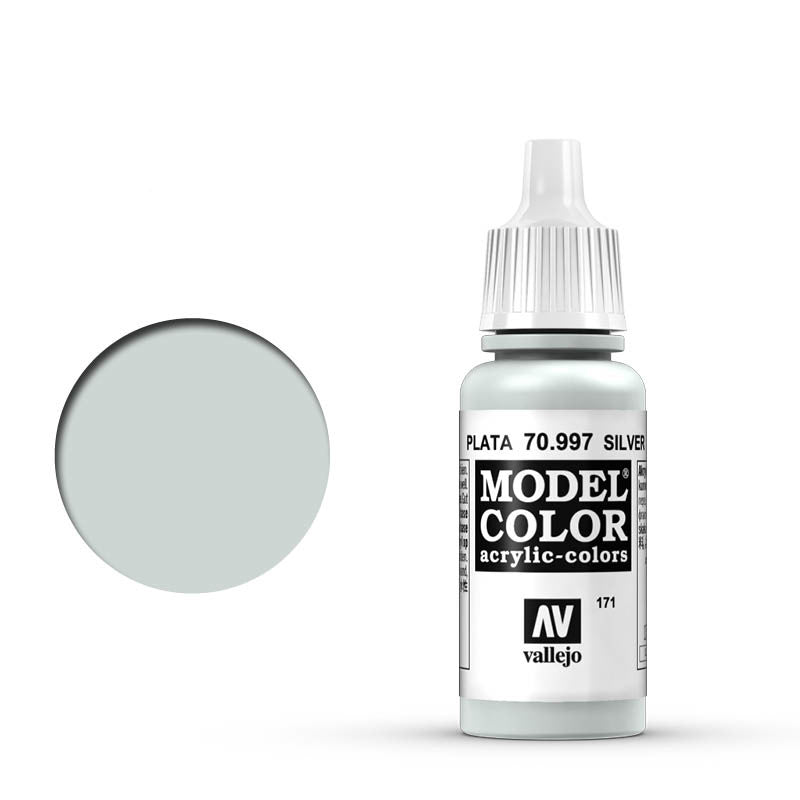 Vallejo 17ml Model Color - Silver