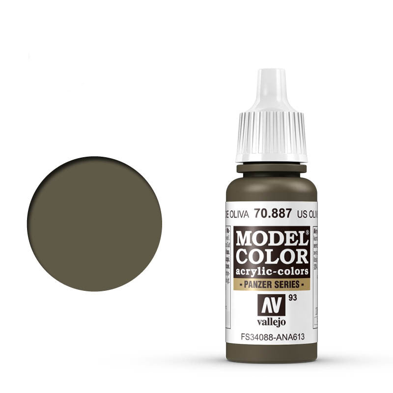 Vallejo 17ml Model Color - US Olive Drab