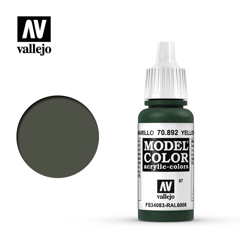 Vallejo 17ml Model Color - Yellow Olive