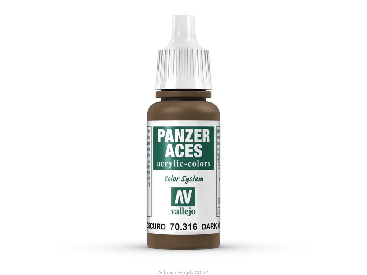 Vallejo 17ml Panzer Aces - Dark Mud