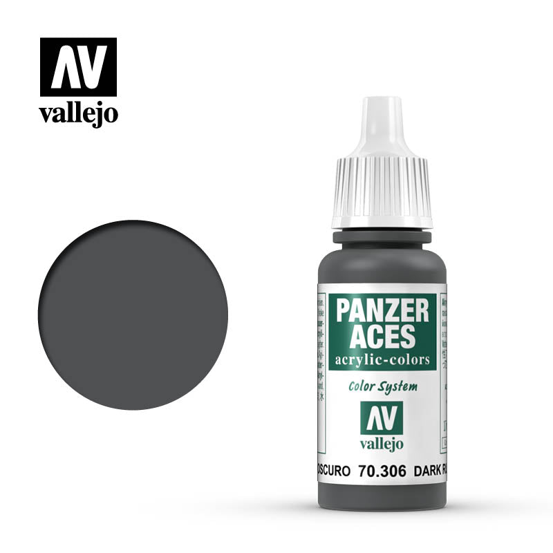 Vallejo 17ml Panzer Aces - Dark Rubber