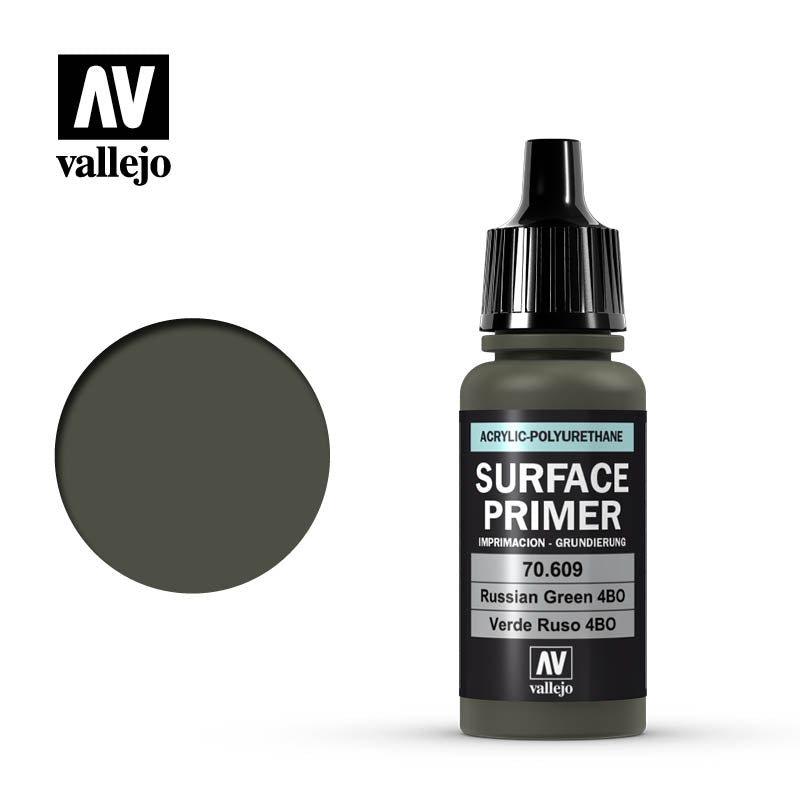 Vallejo 17ml Surface Primer - Russian Green 4BO