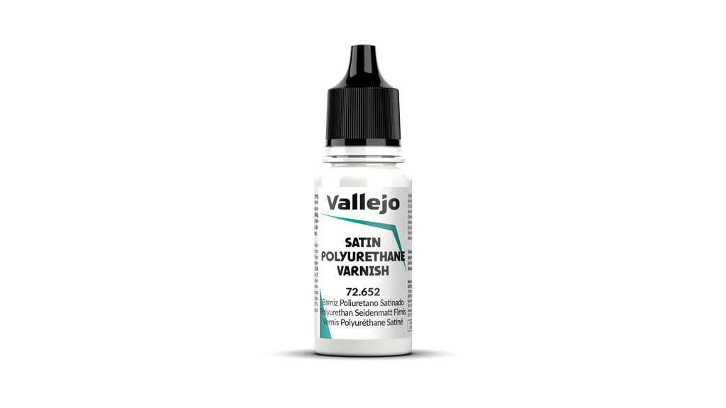 Vallejo 18ml - Satin Polyurethane Varnish 72652 - 8429551726528 - Crystal Lotus