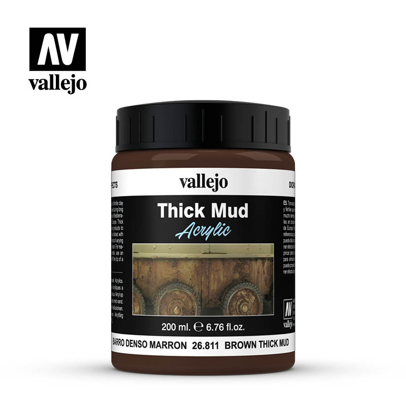 Vallejo 200ml Diorama Effects - Brown Mud