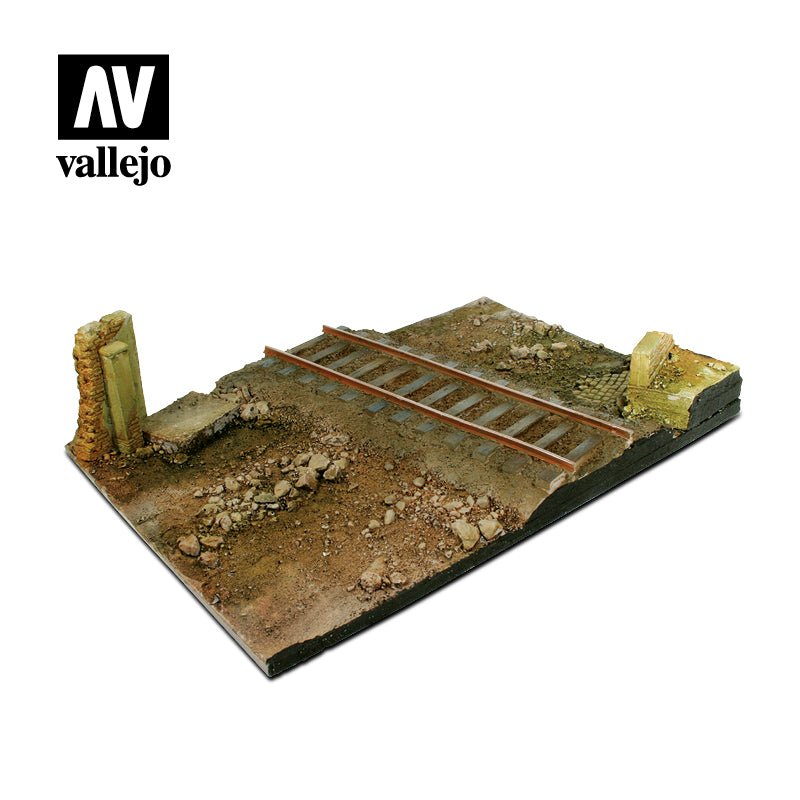 Vallejo (31 x 21) Scenics - Country Road with Railway
