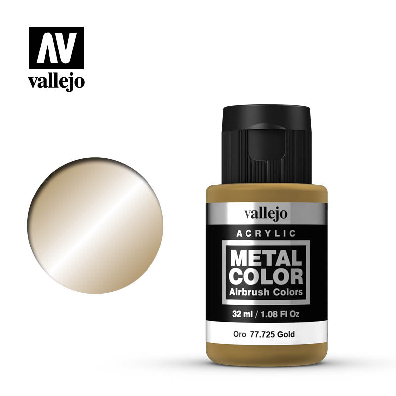 Vallejo 32ml Metal Color - Gold