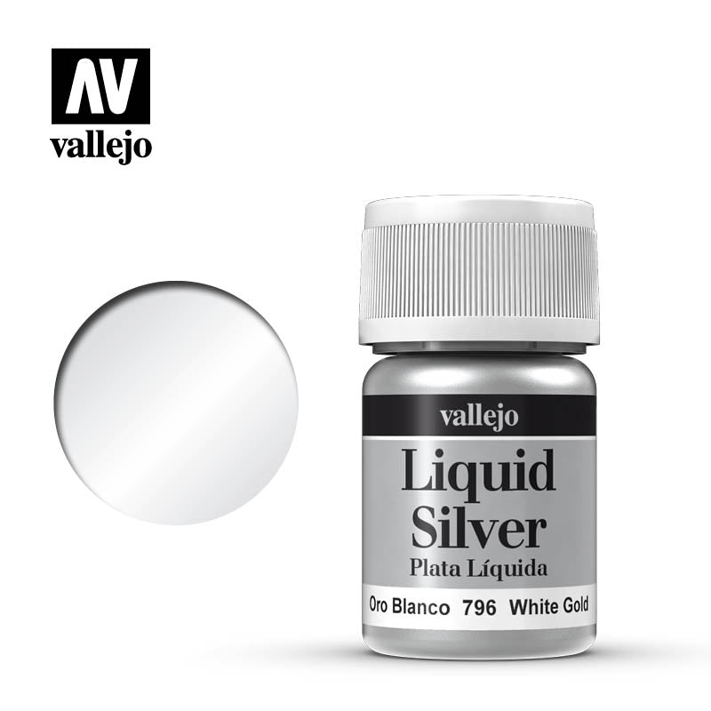 Vallejo 35ml Liquid Gold - White Gold