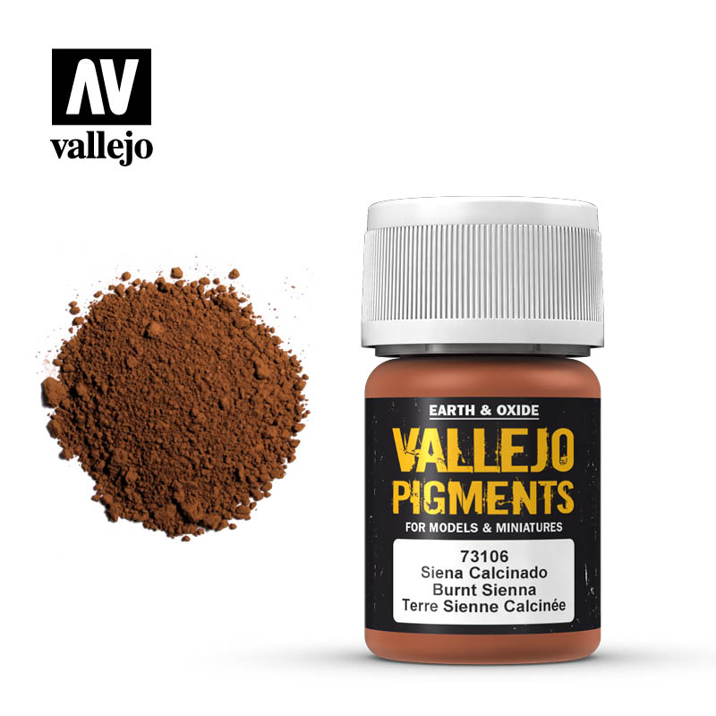 Vallejo 35ml Pigments - Burnt Sienna