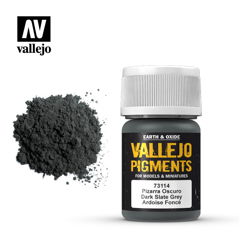 Vallejo 35ml Pigments - Dark Slate Grey