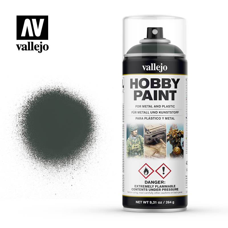 Vallejo 400ml Hobby Paint Spray - Dark Green