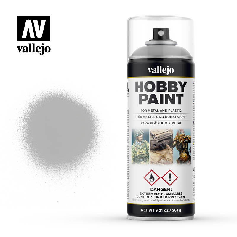 Vallejo 400ml Hobby Paint Spray - Grey
