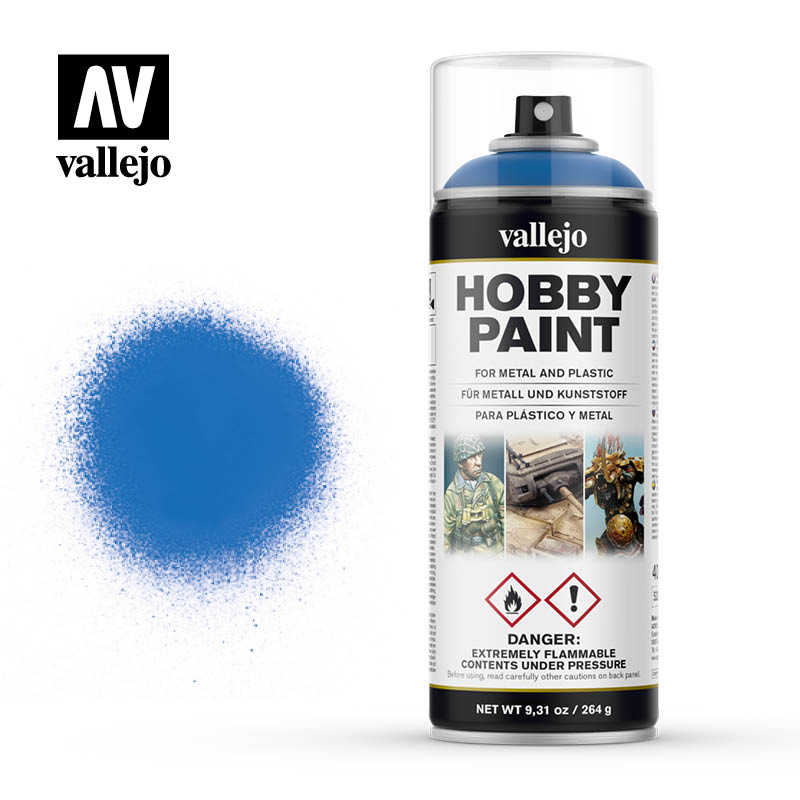 Vallejo 400ml Hobby Paint Spray - Magic Blue