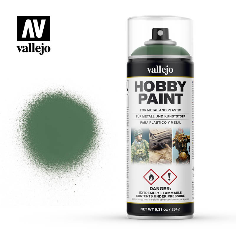 Vallejo 400ml Hobby Paint Spray - Sick Green