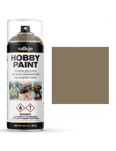Vallejo 400ml Hobby Paint Spray - US Khaki