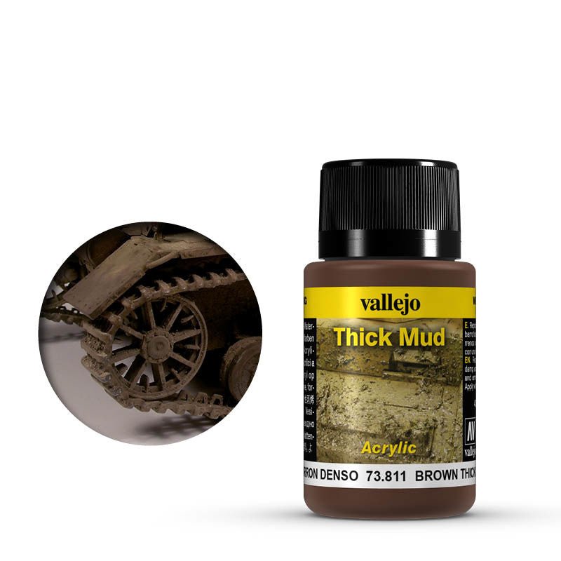 Vallejo 40ml Weathering Effects - Brown Mud