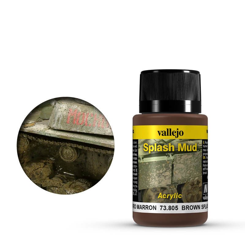 Vallejo 40ml Weathering Effects - Brown Splash Mud