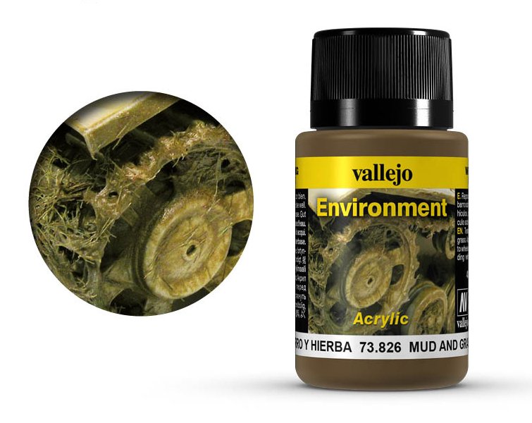 Vallejo 40ml Weathering Effects - Mud and Grass