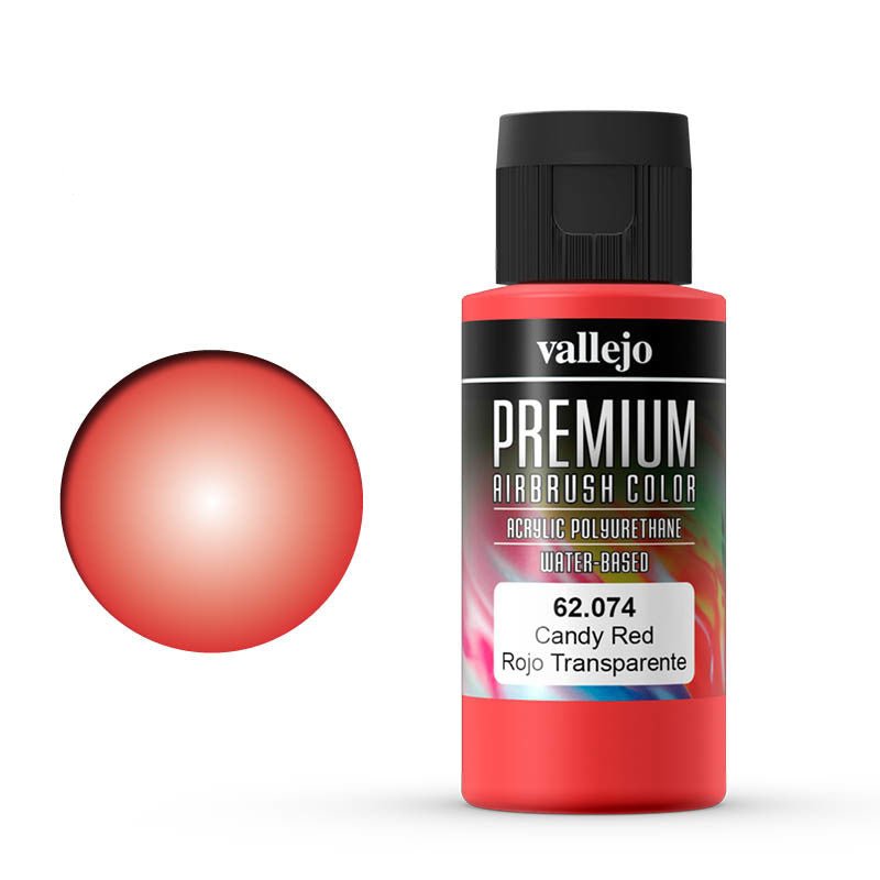 Vallejo 60ml Premium RC Color - Candy Red