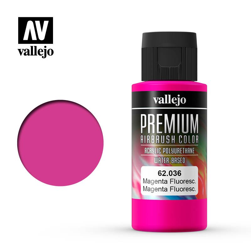 Vallejo 60ml Premium RC Color - Fluorescent Magenta