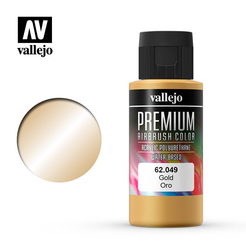 Vallejo 60ml Premium RC Color - Gold