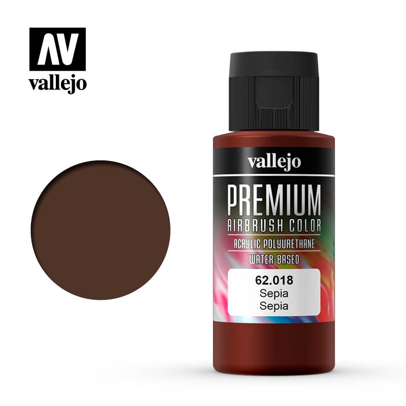 Vallejo 60ml Premium RC Color - Sepia