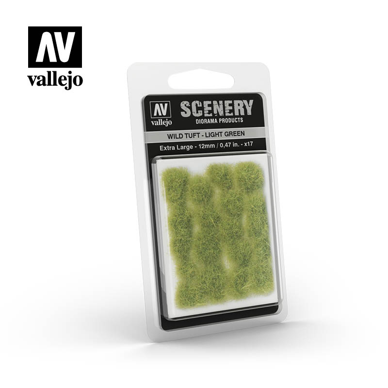 Vallejo Extra large Scenery - Wild Tuft – Light Green
