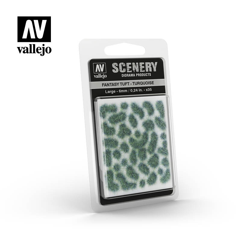 Vallejo Large Scenery - Fantasy Tuft – Turquoise