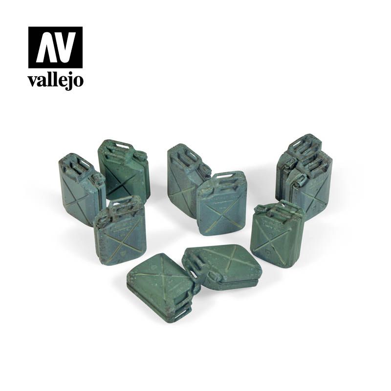 Vallejo Scenics - Allied Jerrycan Set