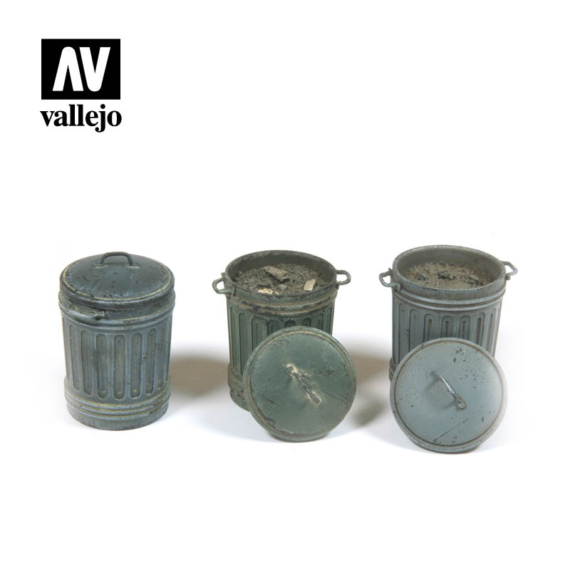 Vallejo Scenics - Garbage Bins (no. 1)