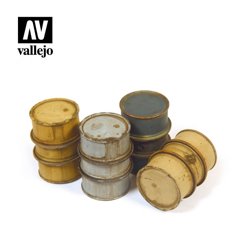 Vallejo Scenics - German Fuel Drums (no. 1)
