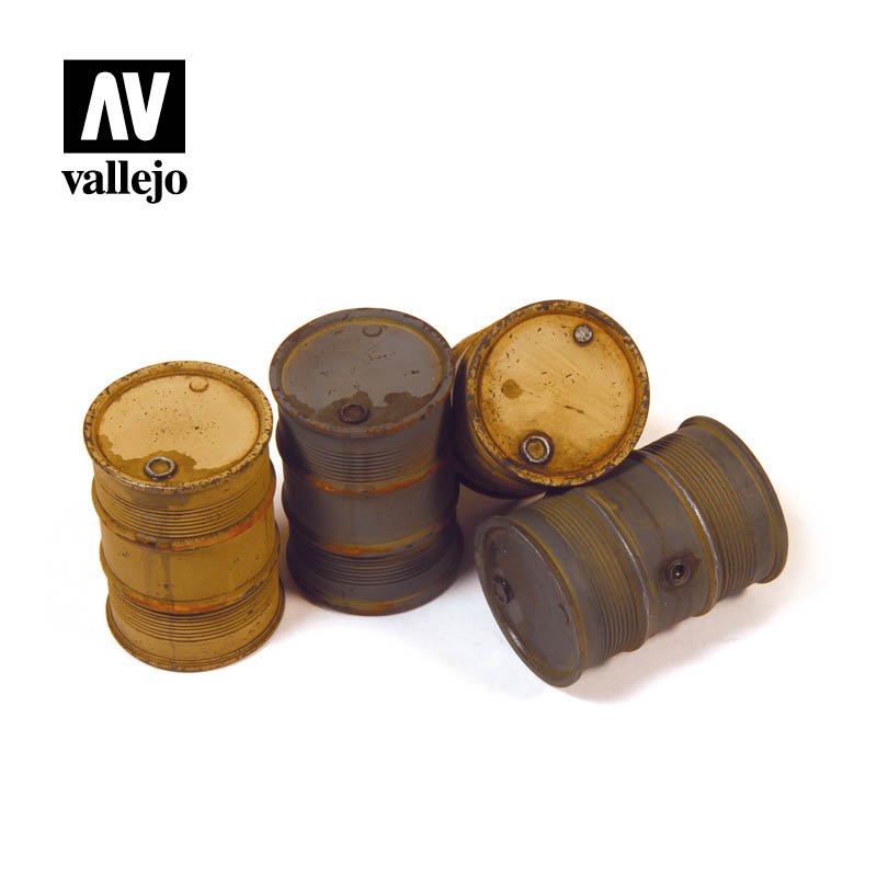 Vallejo Scenics - German Fuel Drums (no. 2)