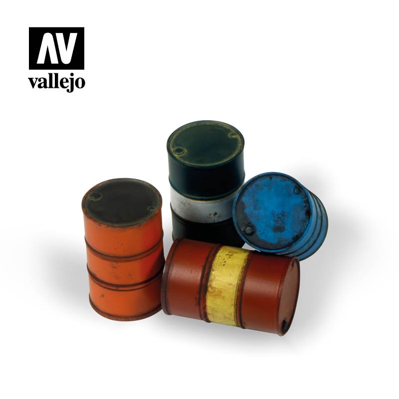 Vallejo Scenics - Modern Fuel Drums