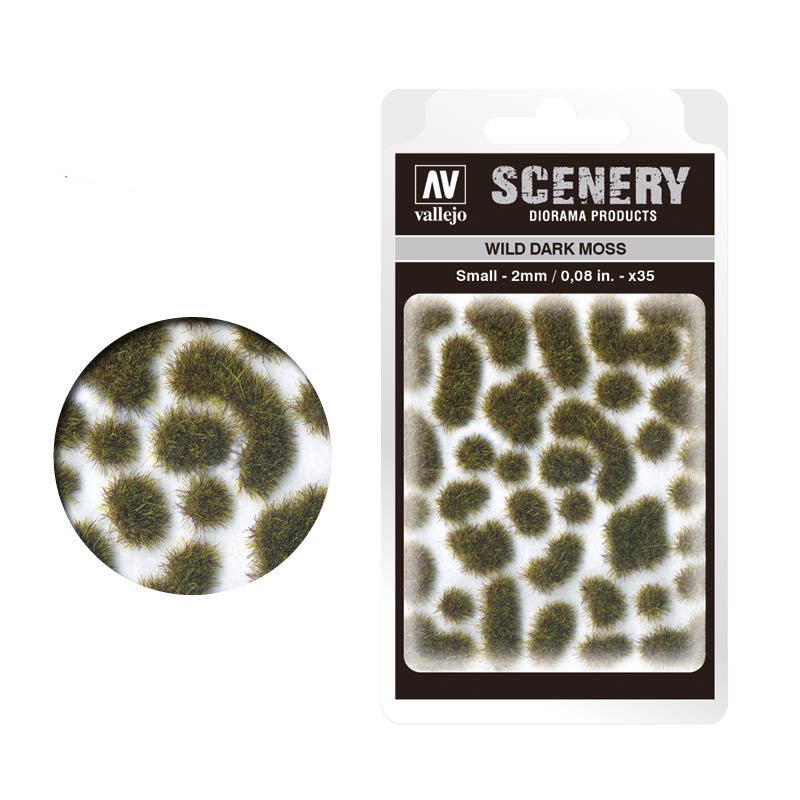 Vallejo Small Scenery - Wild Dark Moss