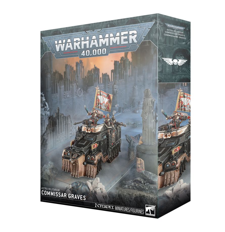 Warhammer 40K - Astra Militarum: Commissar Graves (47 - 58) - 5011921252763 - Crystal Lotus