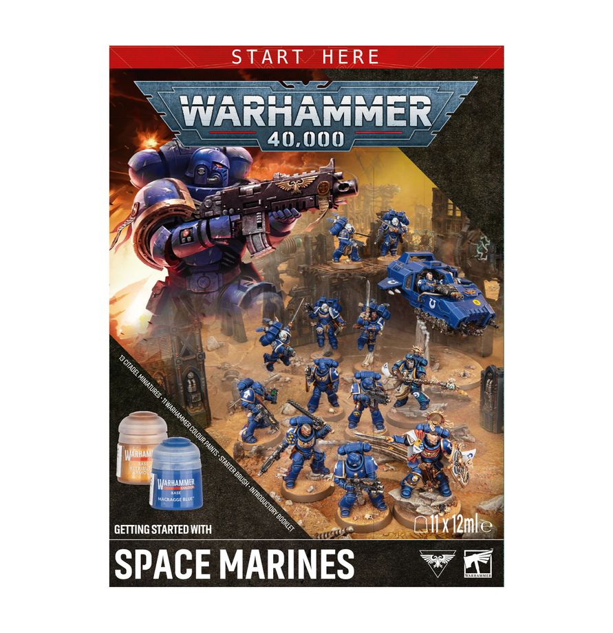 Warhammer 40K - Getting started with: Space Marines (60-52) - 5011921272587 - Crystal Lotus