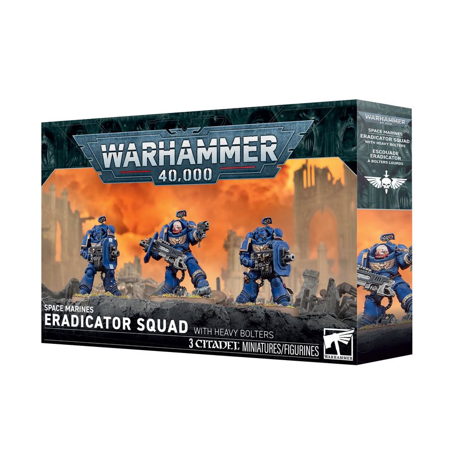 Warhammer 40K - Space Marines: Eradicator Squad with Heavy Bolters (48-110) - 5011921267514 - Crystal Lotus