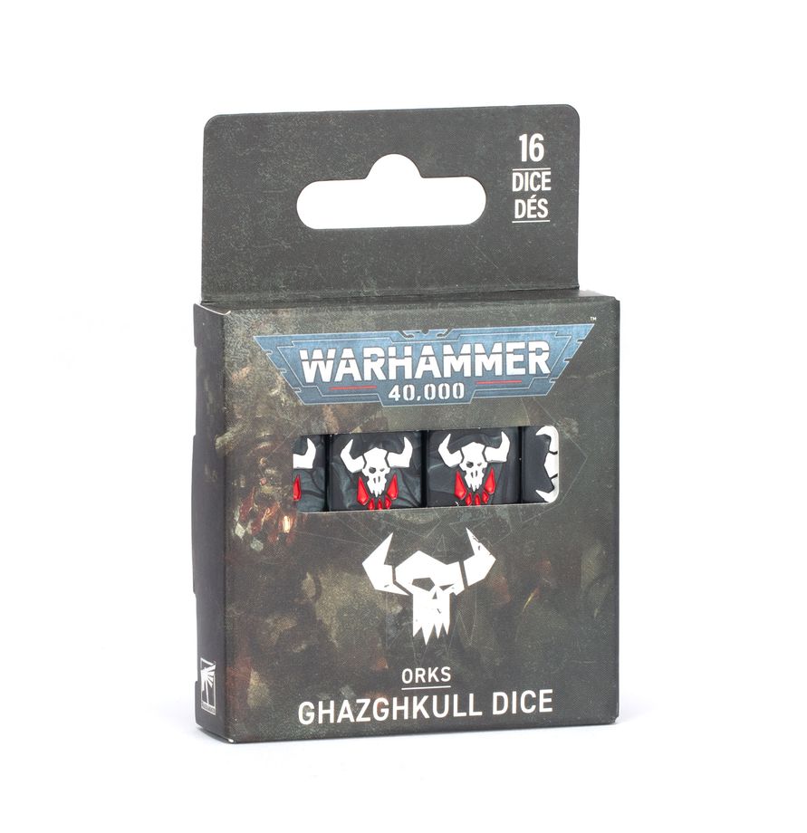 Warhammer Dice - Orks: Ghazghkull Dice (50 - 73) - 5011921257959 - Crystal Lotus