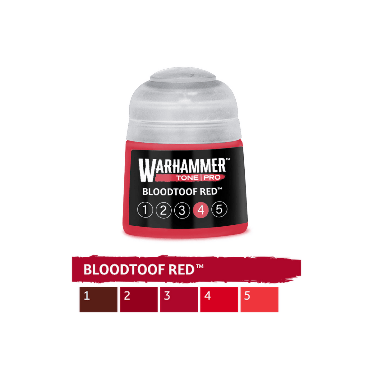 Warhammer Tone Pro - Bloodtoof Red 4 (12ml) (20-154) - 5011921276004 - Crystal Lotus