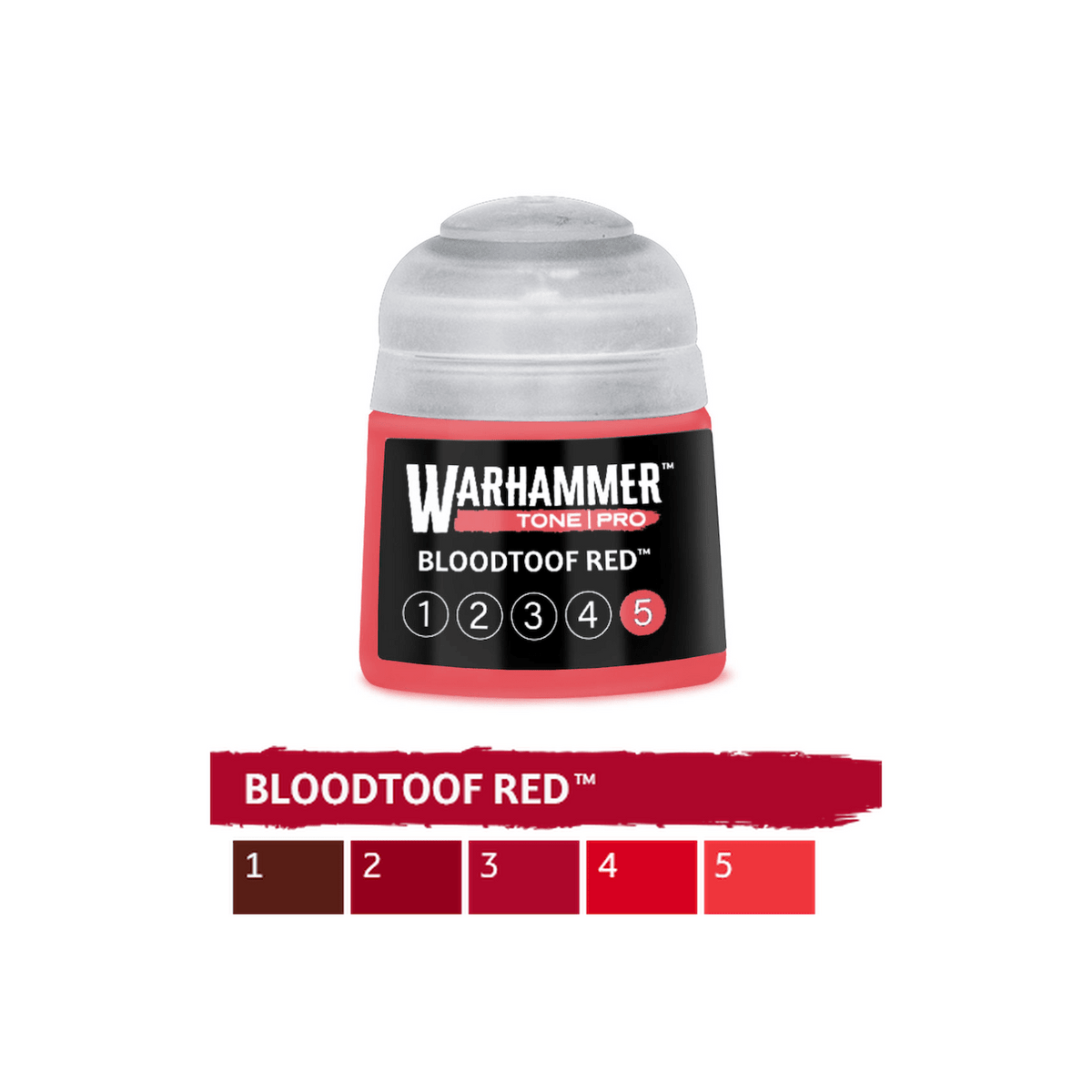 Warhammer Tone Pro - Bloodtoof Red 5 (12ml) (20-155) - 5011921276011 - Crystal Lotus