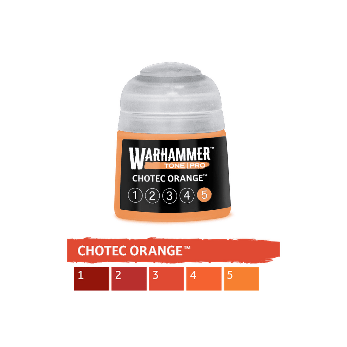 Warhammer Tone Pro - Chotec Orange 5 (12ml) (20-175) - 5011921276066 - Crystal Lotus