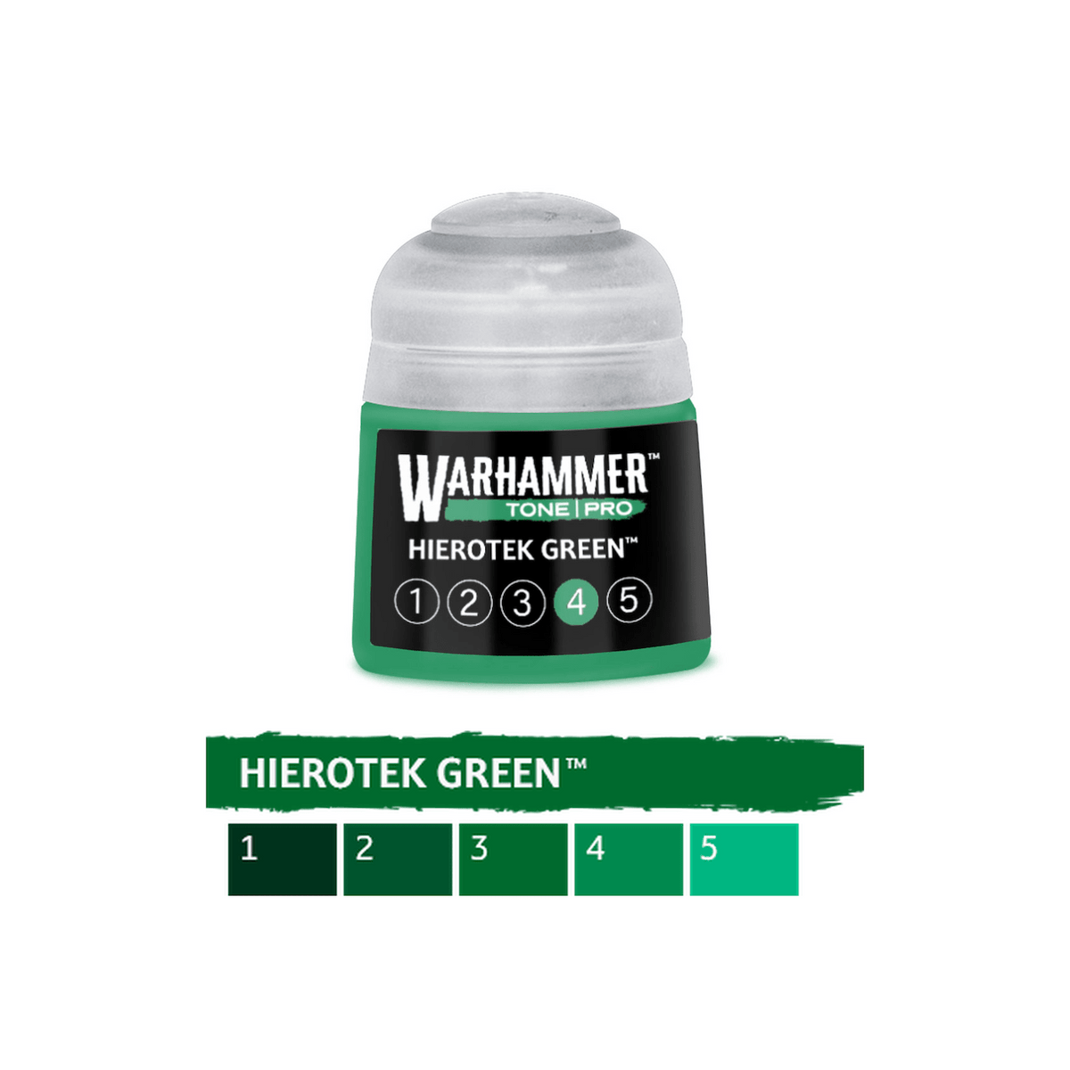 Warhammer Tone Pro - Hierotek Green 4 (12ml) (20-274) - 5011921277018 - Crystal Lotus