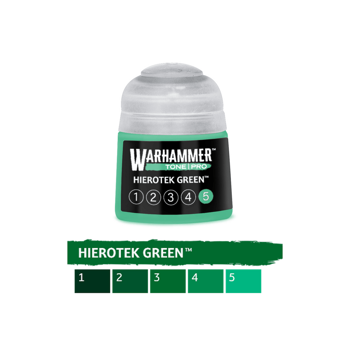 Warhammer Tone Pro - Hierotek Green 5 (12ml) (20-275) - 5011921277032 - Crystal Lotus