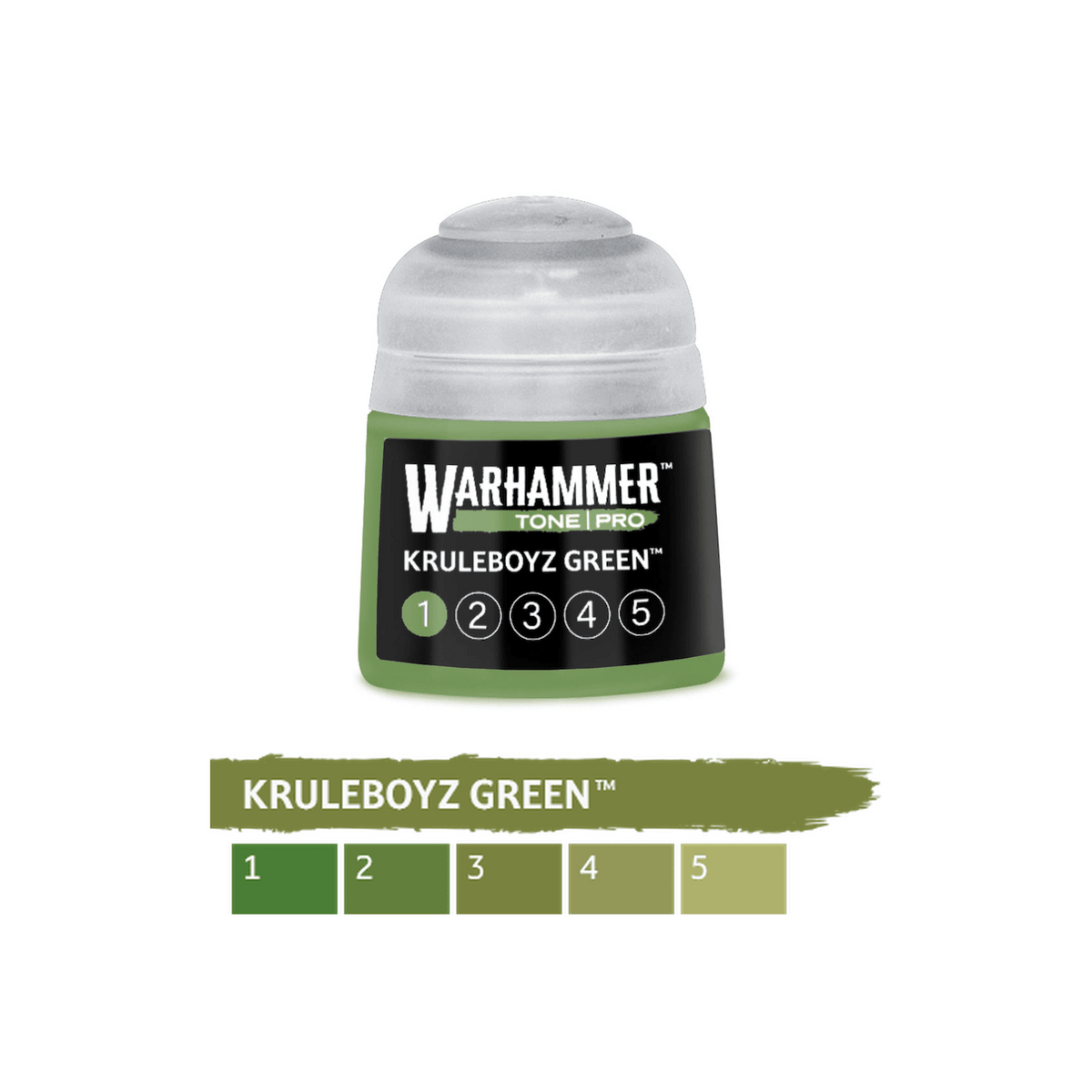 Warhammer Tone Pro - Kruleboyz Green 1 (12ml) (20-221) - 5011921276271 - Crystal Lotus