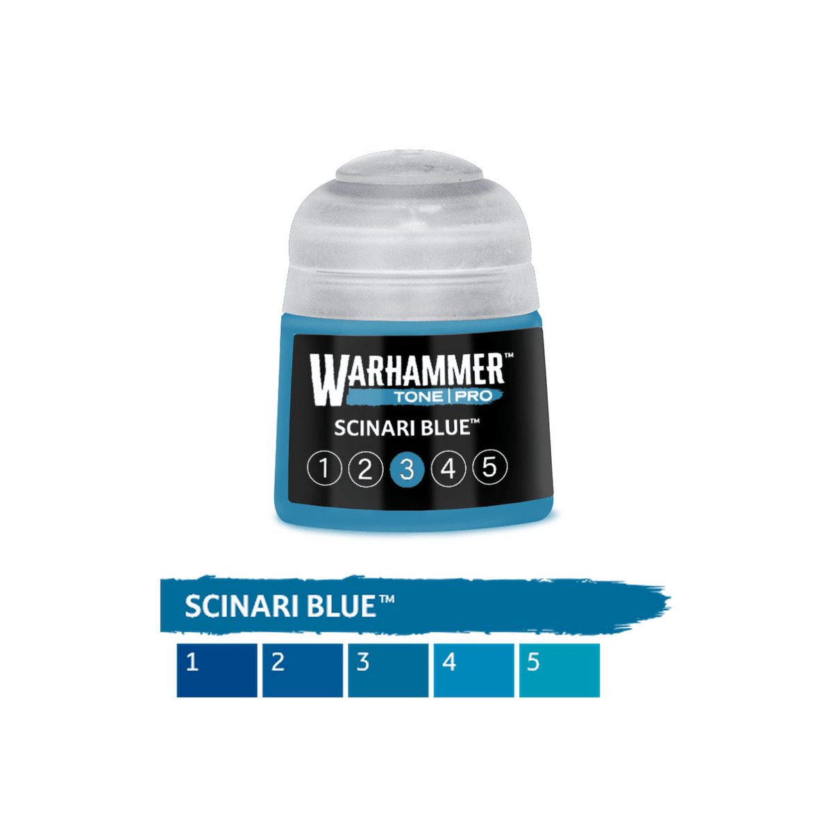 Warhammer Tone Pro - Scinari Blue 3 (12ml) (20-343) - 5011921277629 - Crystal Lotus