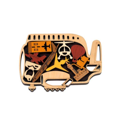 Wooden Puzzle "Airport Puzzle" - 8717278850740 - CrystalLotus.eu