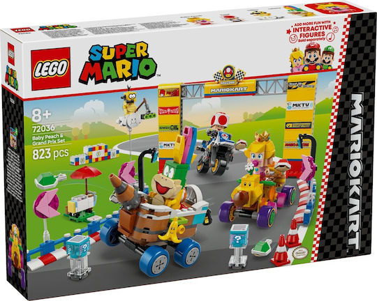 LEGO 72036 - Mario Kart Baby Peach & Grand Prix Set - 5702017816531 - crystallotus.eu