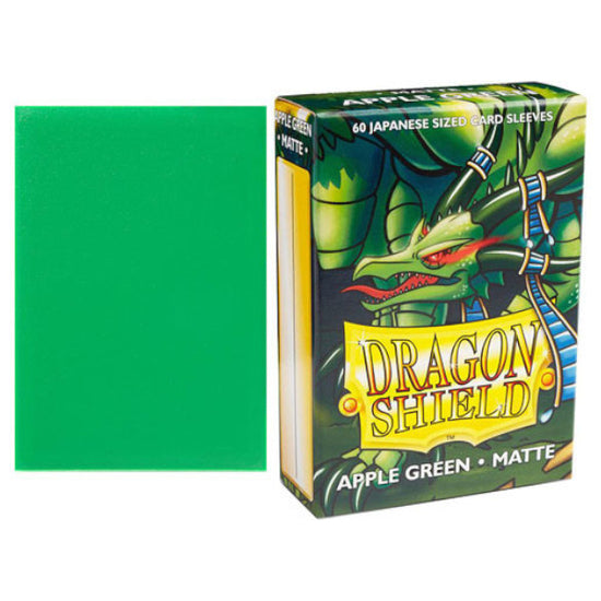 Dragon Shield Small Sleeves - Japanese Matte Apple Green (60 Sleeves)